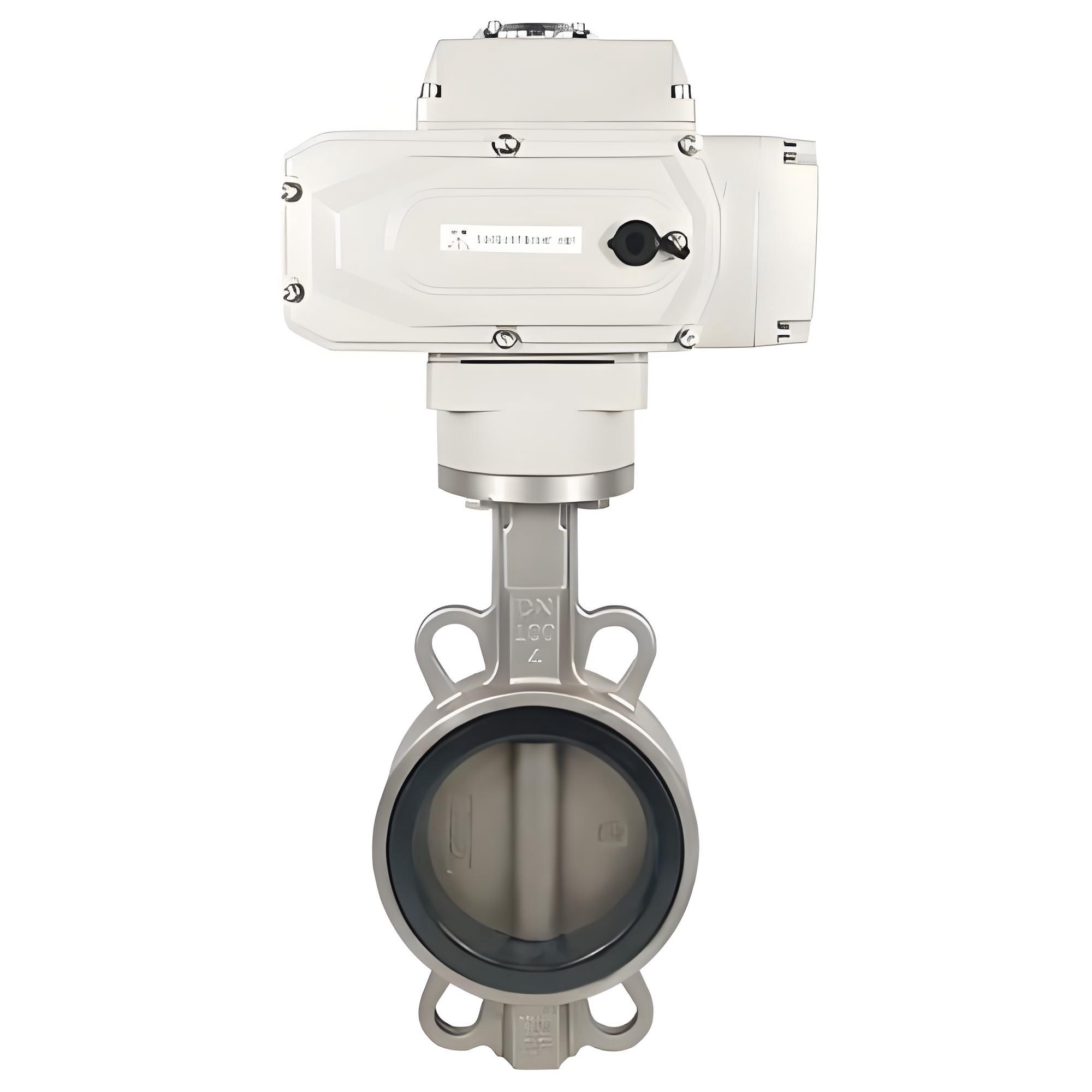 電動(dòng)對(duì)夾蝶閥